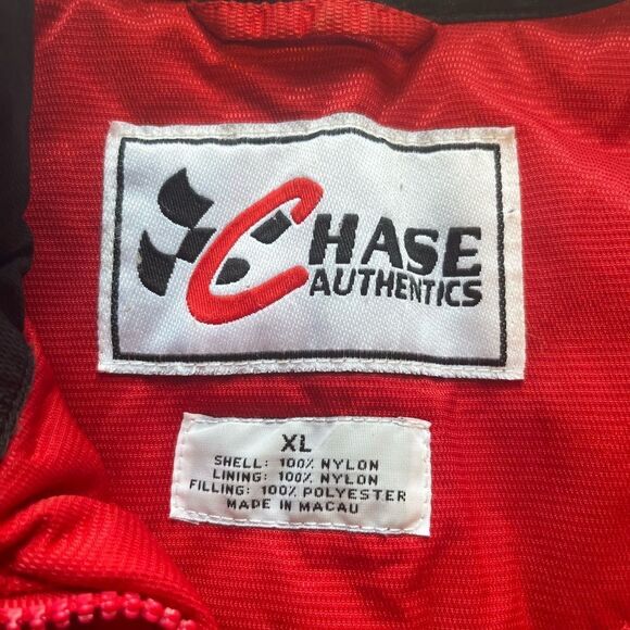 Vintage Men's  Chase Authentics Bud Racing Nascar Jacket Red/Blk/Wht Size XL - Picture 3 of 12